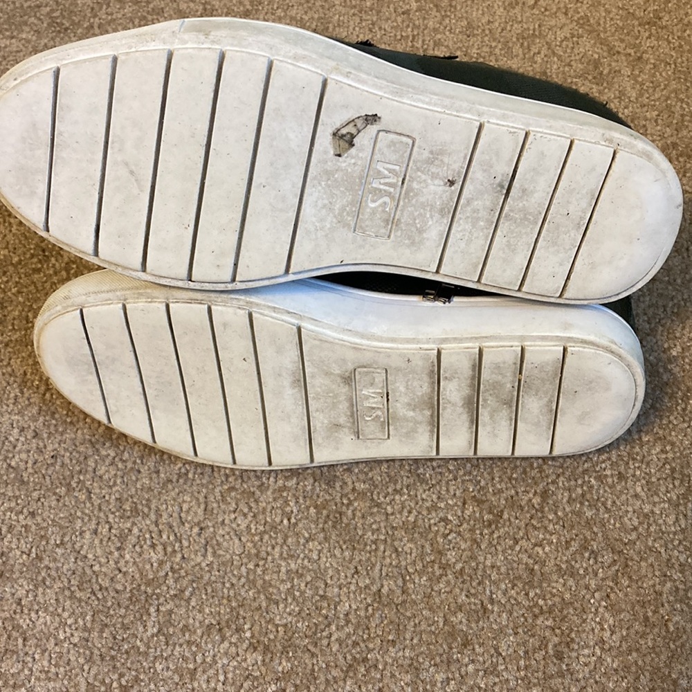 Steve madden green camo wedge heel side zip sneaker - Picture 6 of 6